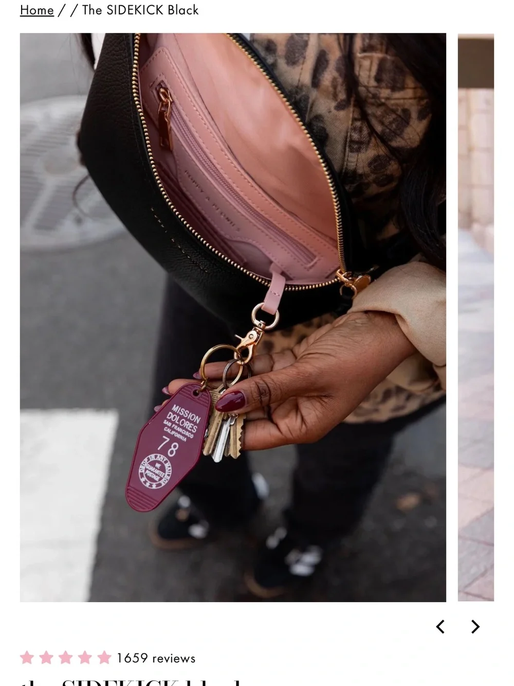 Poppy & Peonies Sidekick Bag